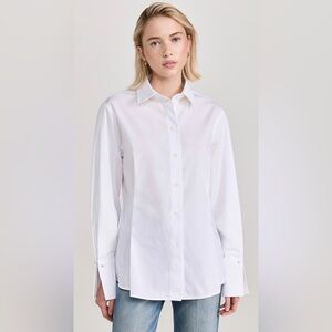 NWT Victoria Beckham Pleat Detail Shirt